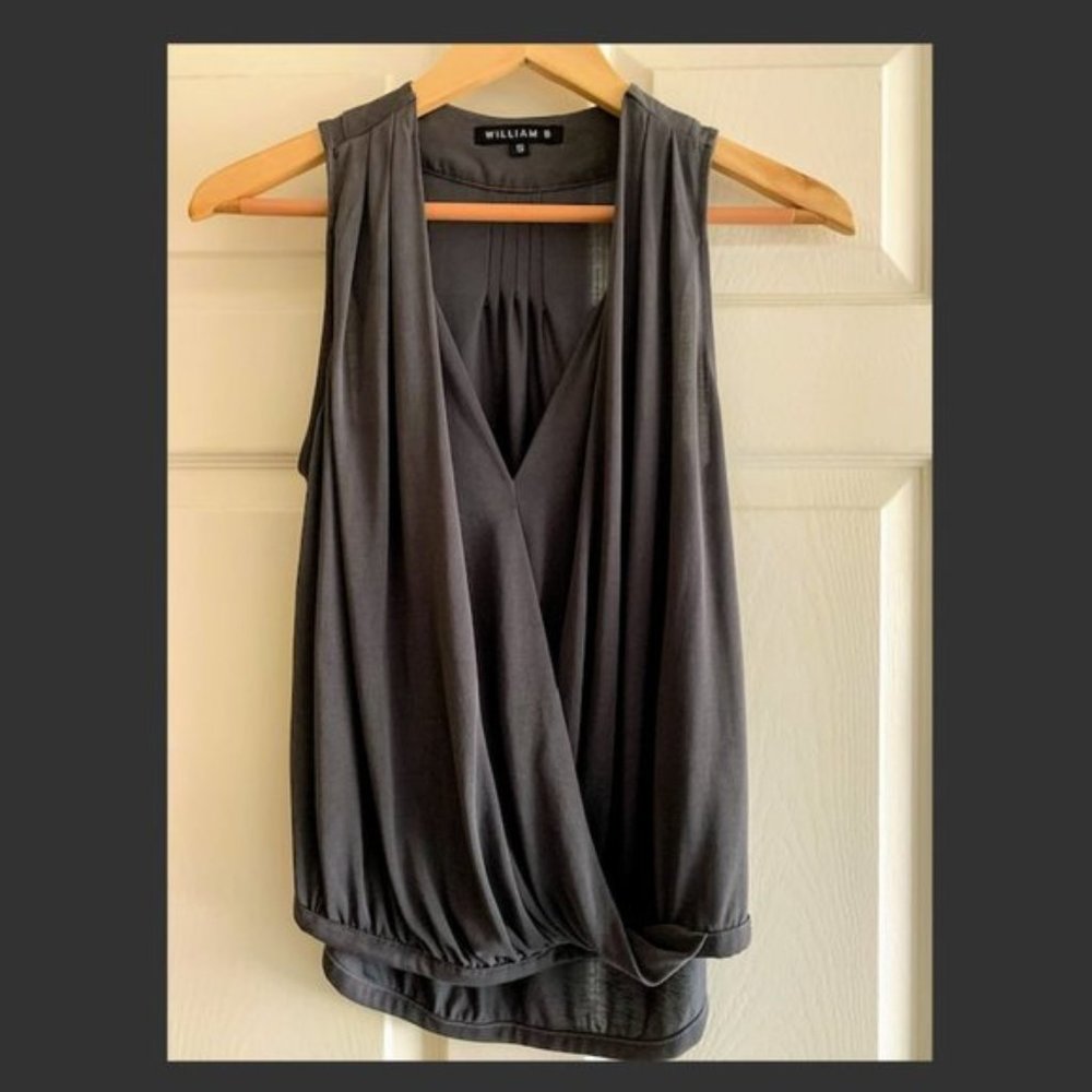Flowy Gray Tank by William B. Naked Zebra